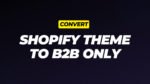 Set up b2b on shopify​ theme